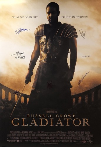Signed gladiator movie - gladiator,